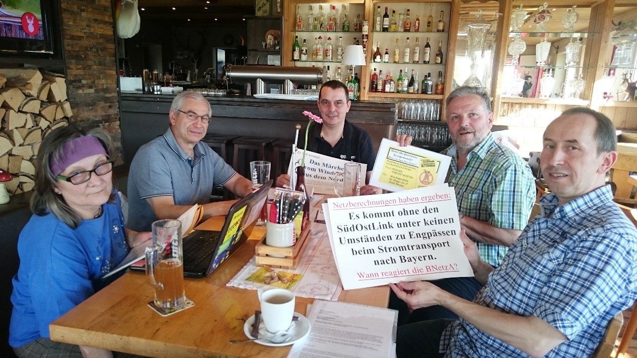 Prostest SüdOstLink