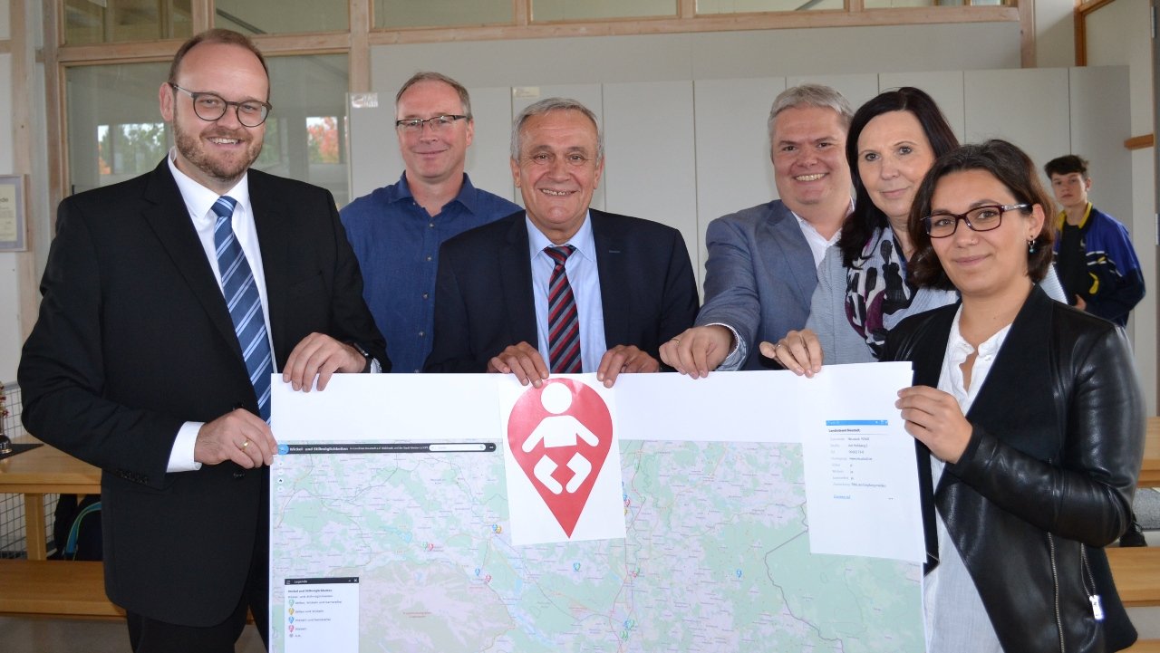 Interaktive Karte Stillen Wickeln