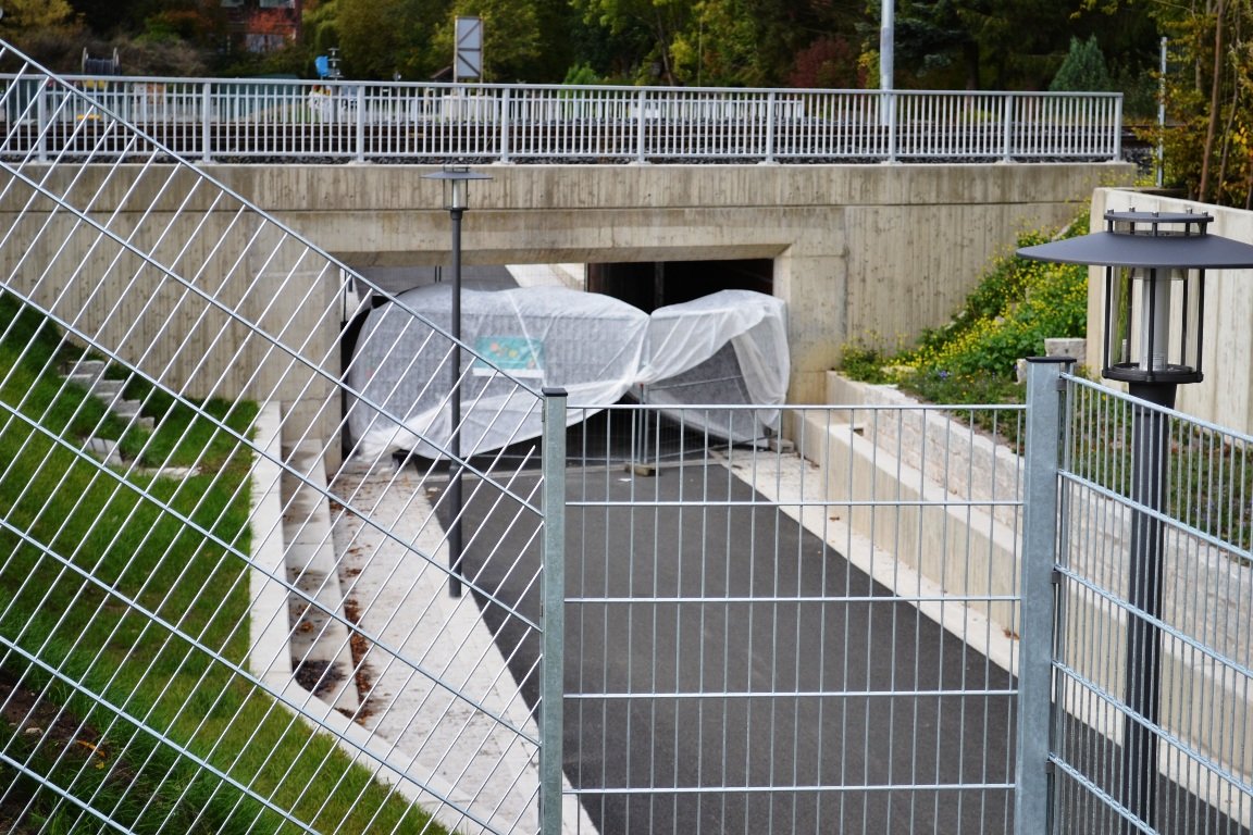 Wittgartendurchstich Weiden Baustelle