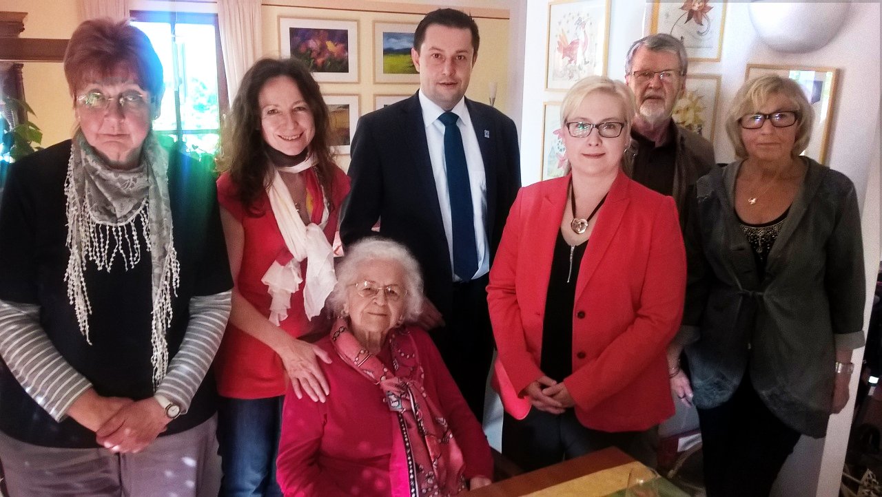 90. Geburtstag, Amalie Wutz