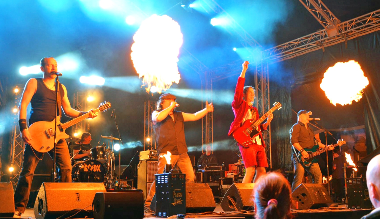 ACDX, Auftitt, Rockkonzert,
