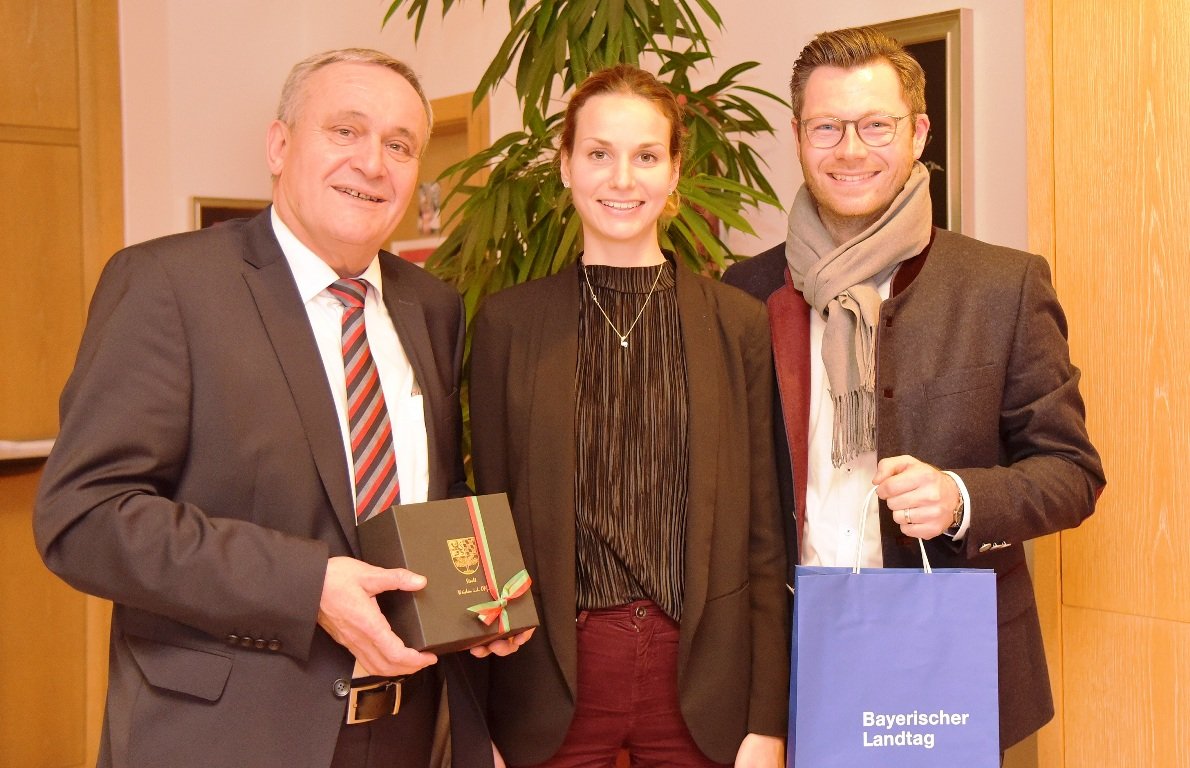 Christoph Skutella Antrittsbesuch bei OB Seggewiß Weiden