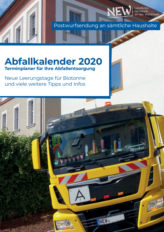 Klimaneutraler NEW-Abfallkalender