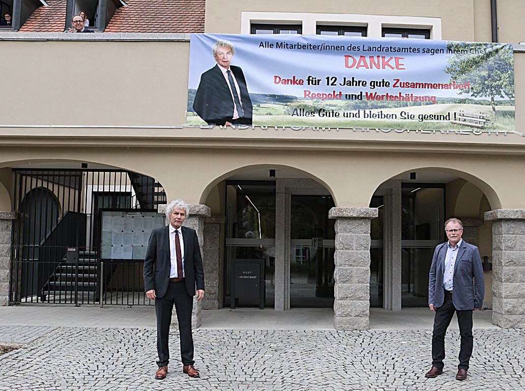 Abschied Verabschiedung Tirschenreuth Alt-Landrat Wolfgang Lippert Ruhestand