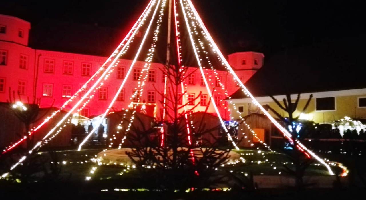 Adventsmarkt Schloss Tüssling Adventsfahrt SPD Pressath 2018