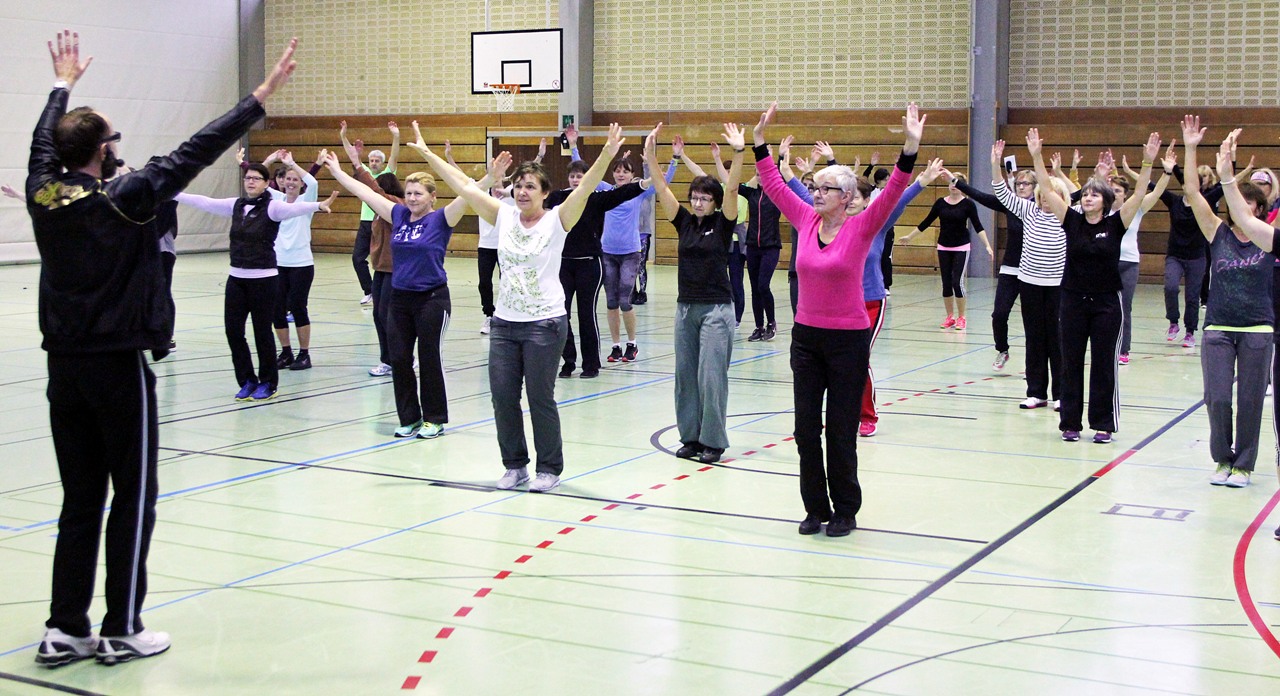 Aktiontag, Turnhalle Neustadt, Sportler, Sportkurs2