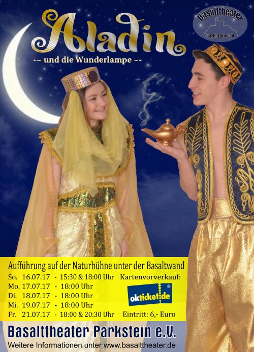 Aladin Basalttheater Parkstein Theater