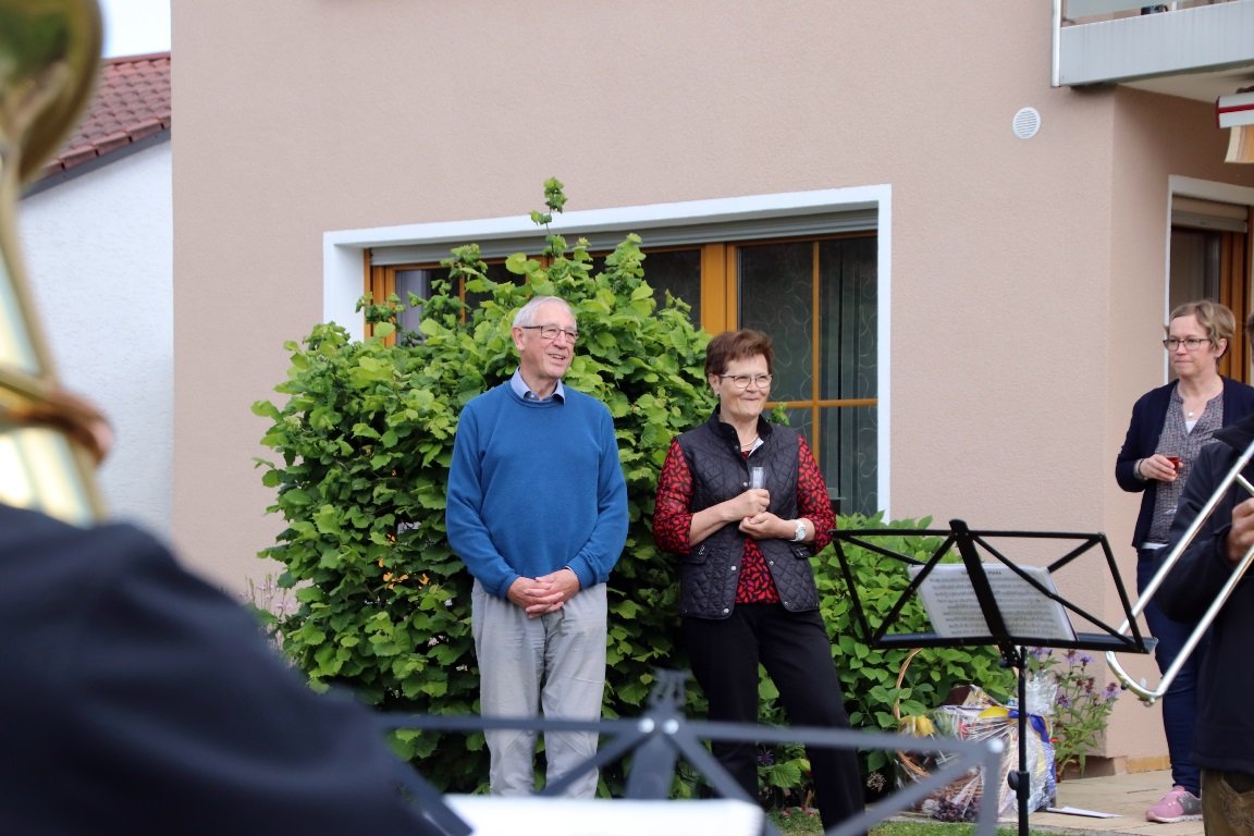 Alt-Bürgermeister Eschenbach Robert Dotzauer 75. Geburtstag Stadtkapelle Eschenbach3
