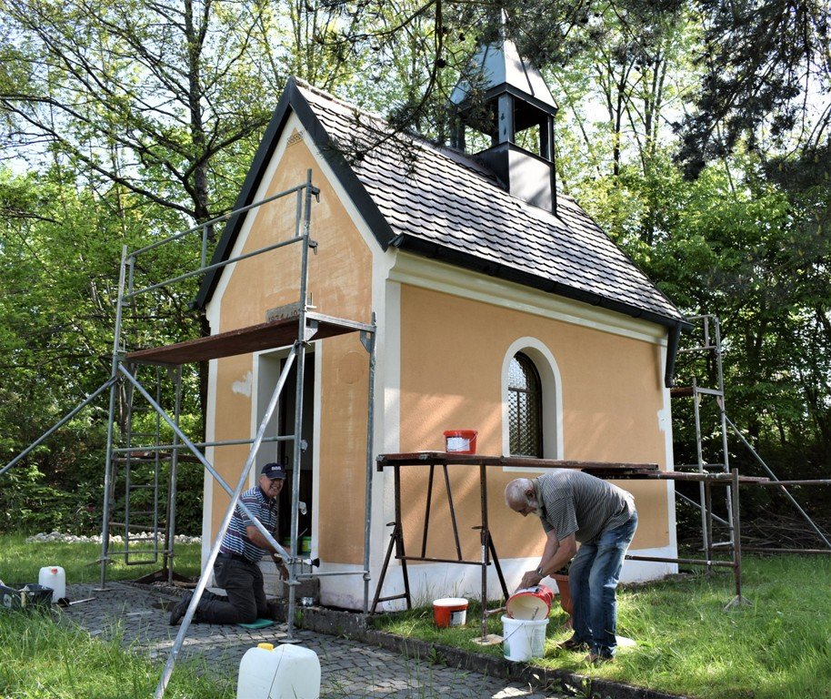 Altes Kircherl Grafenwöhr Beim Alten Kircherl Sanierung Sanierungsarbeiten Helmuth Wächter Lothar Helfert Anton Wittmann