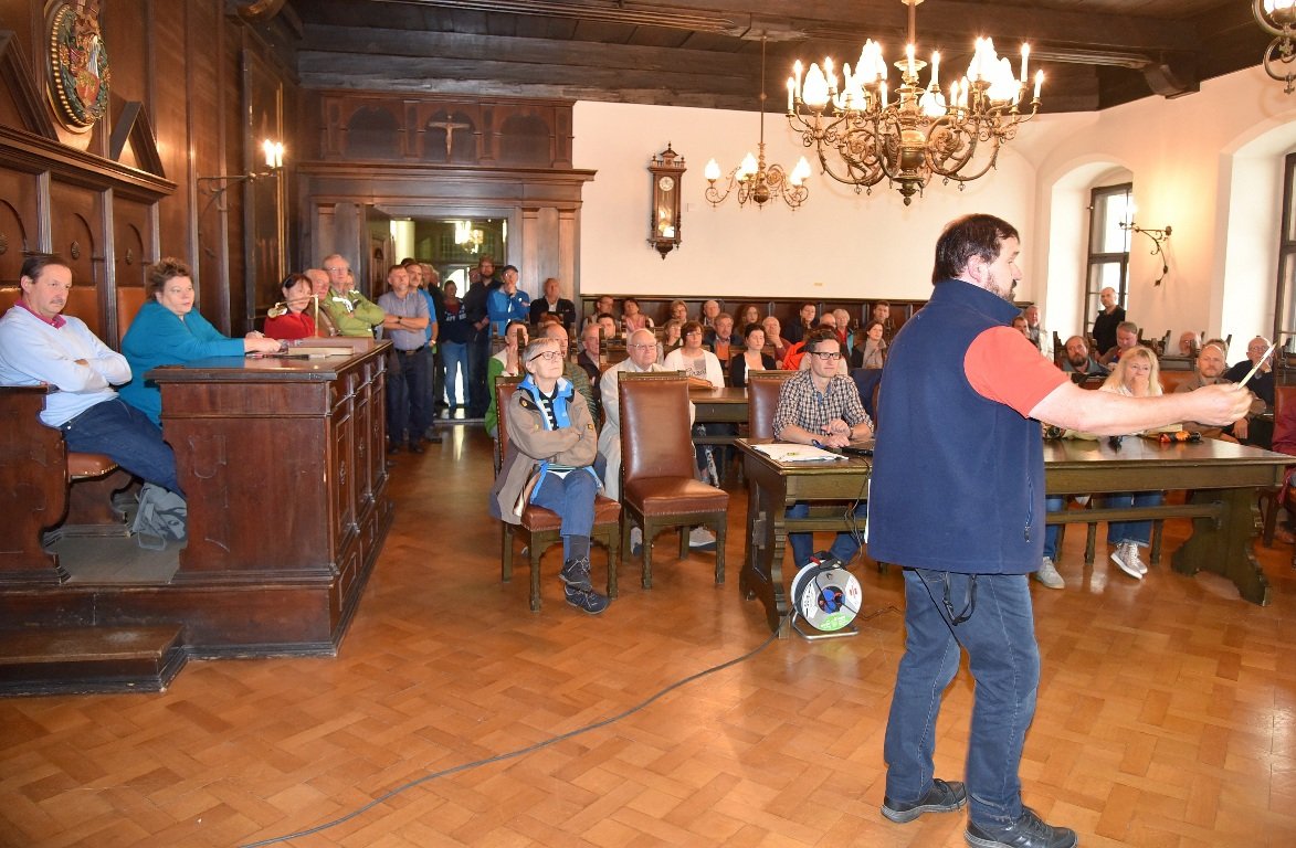 Altes Rathaus Weiden historischer großer Sitzungssaal