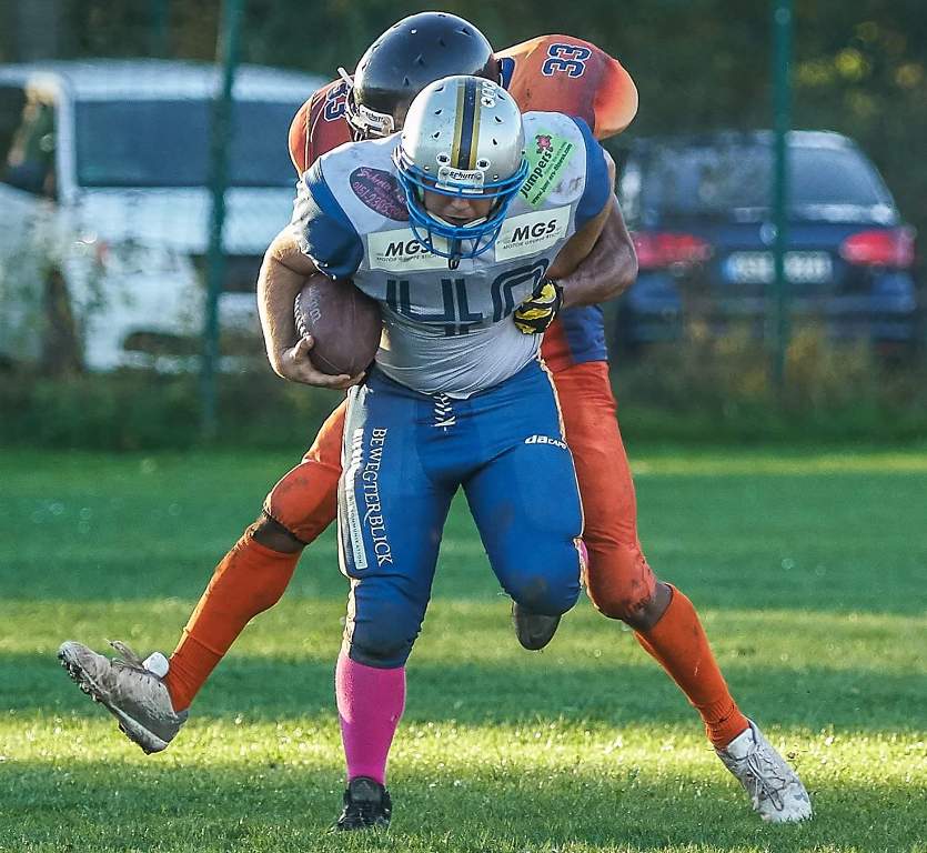American Footbaal, Weiden Vikings Footballer, Probetraining, Probespiel, Coach, Tackle Mannschaft, Tryout1