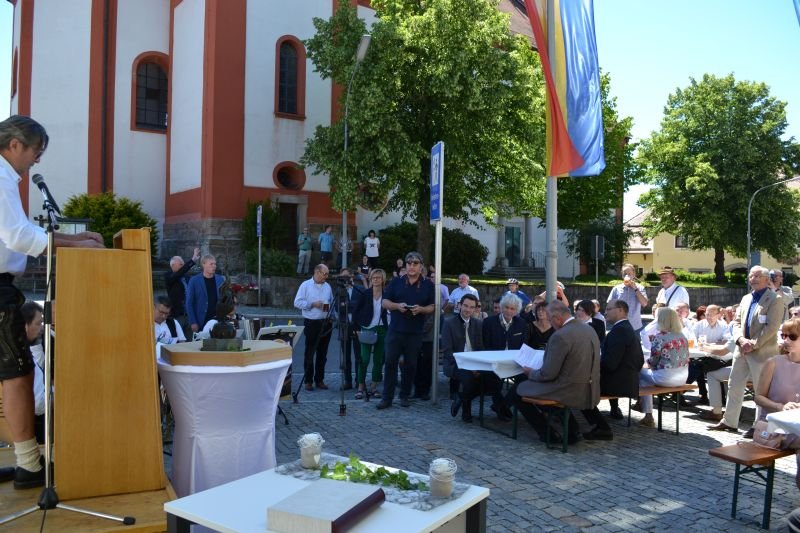 Ansprache erster Bürgermeister Reiner Gäbl