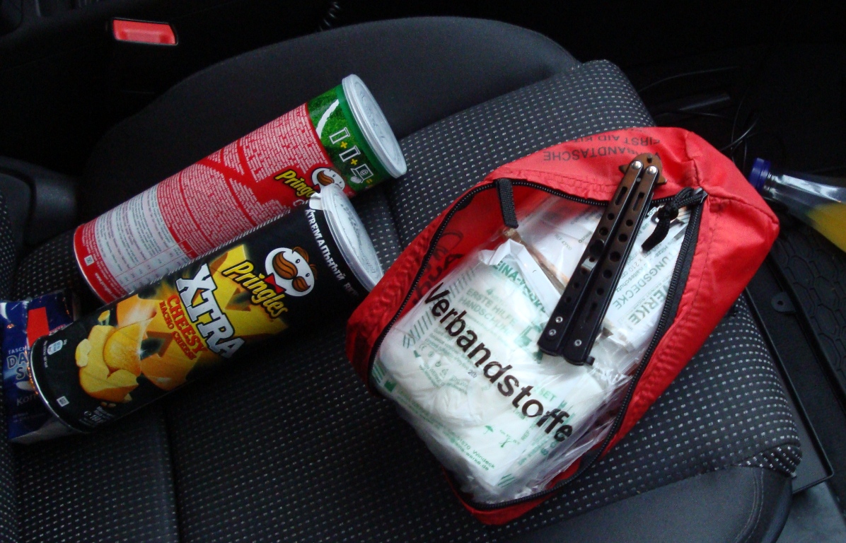 Auffindesituation Butterflymesser Messer Polizei