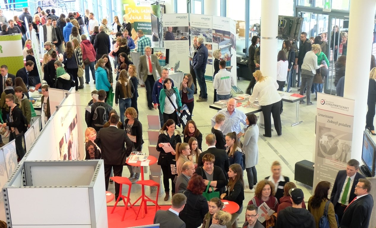 Rekordbesuch bei der Ausbildungsmesse