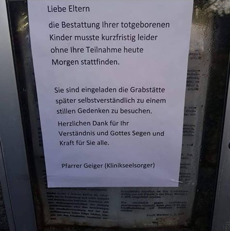 Kinder auf Waldfriedhof beerdigt - ohne die Eltern
