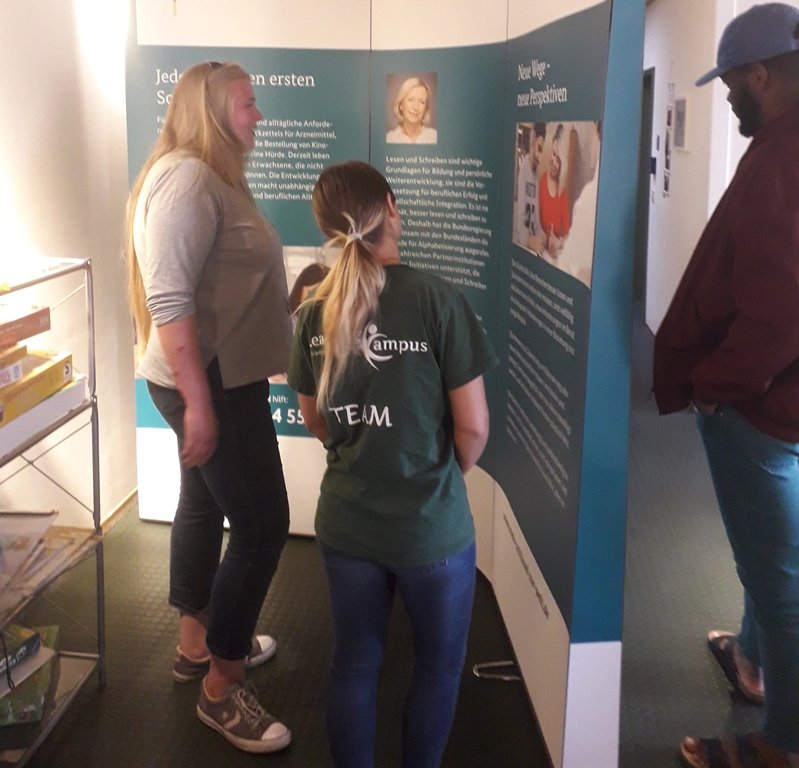 Ausstellung Mein Schlüssel zur Welt Learning Campus Lese und Rechtschreibschwäche
