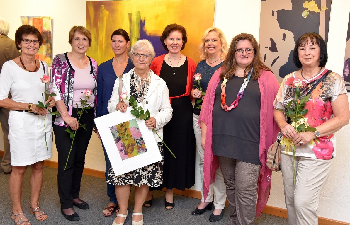 Ausstellung, drei - nach 30 Jahren, Kunst, Bild Jürgen Wilke 1