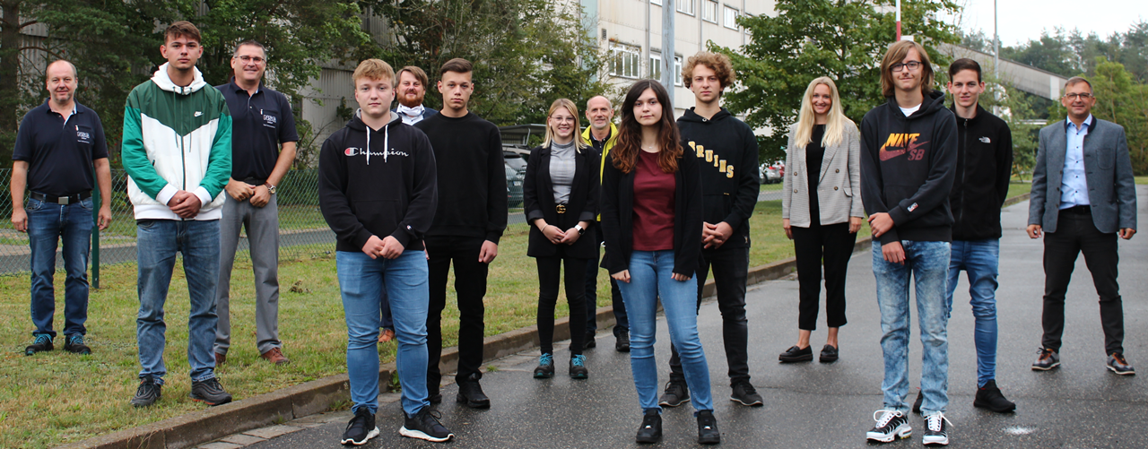 Azubis Ausbildung 2020 Pilkington Flachglas NSG Group Weiherhammer