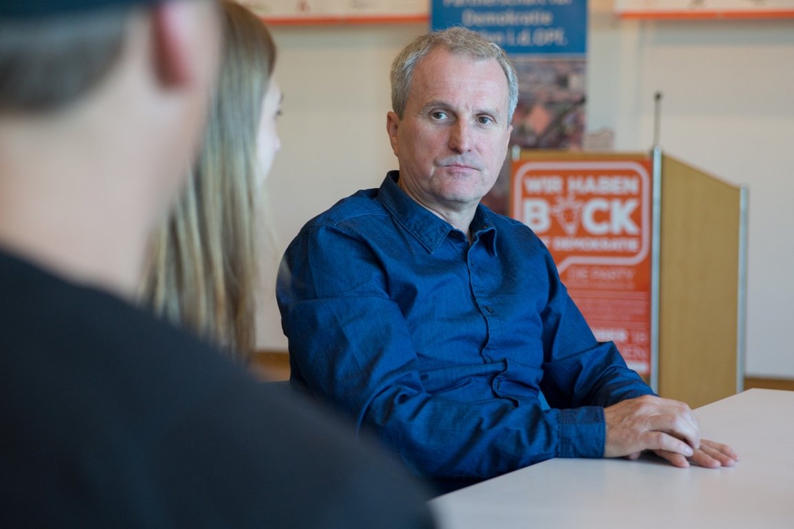 B03 - Klaus Bergmann Speed-Dating Landtagskandidaten