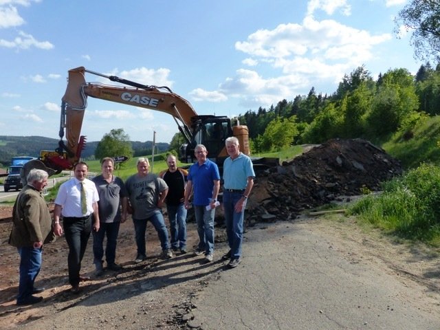 B22 Döllnitz Ausbau Straßensanierung Döllnitz