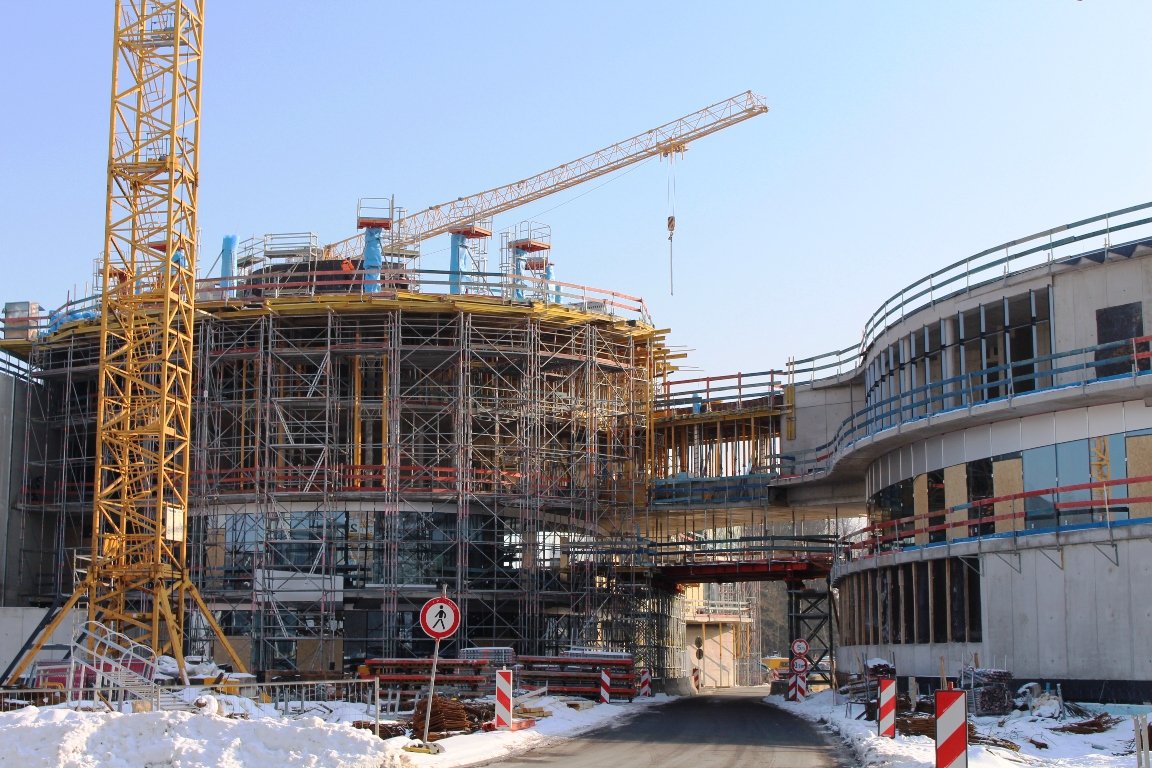 BHS Weiherhammer, ÜBZO, Baustelle, Bildungszentrum Oberpfalz (2)
