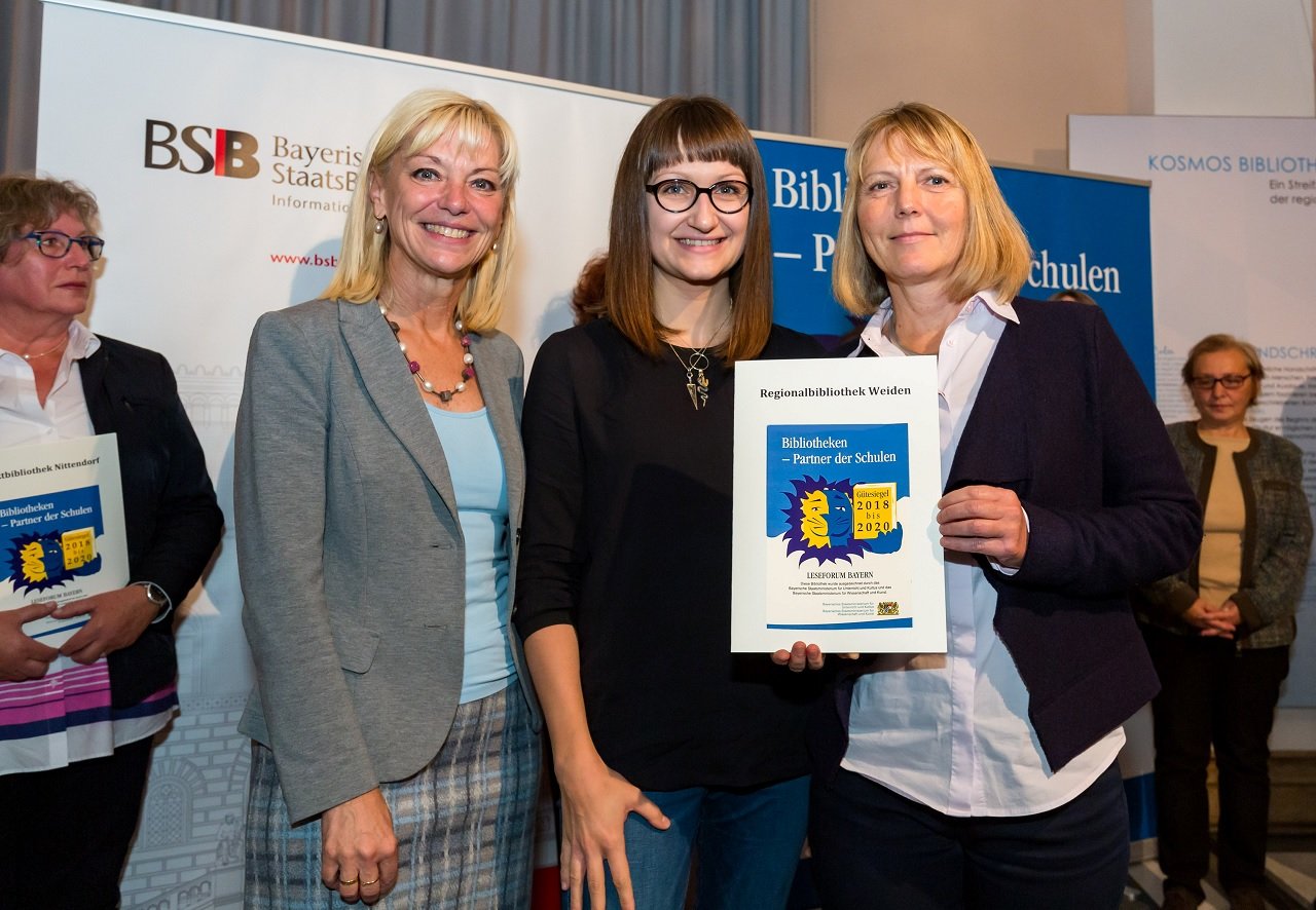BIB Regionalbib Weiden Auszeichnung Partner für Schulen