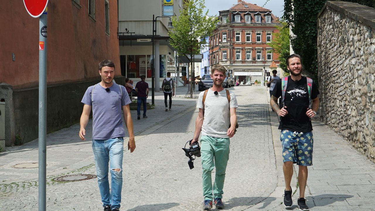 Woidboyz von BR sind in Tirschenreuth