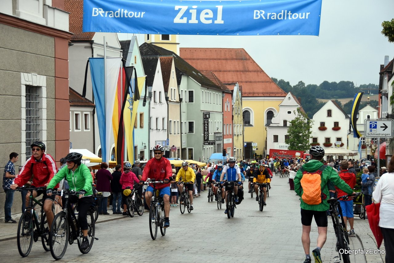 BR-Radltour 2016 Ziel