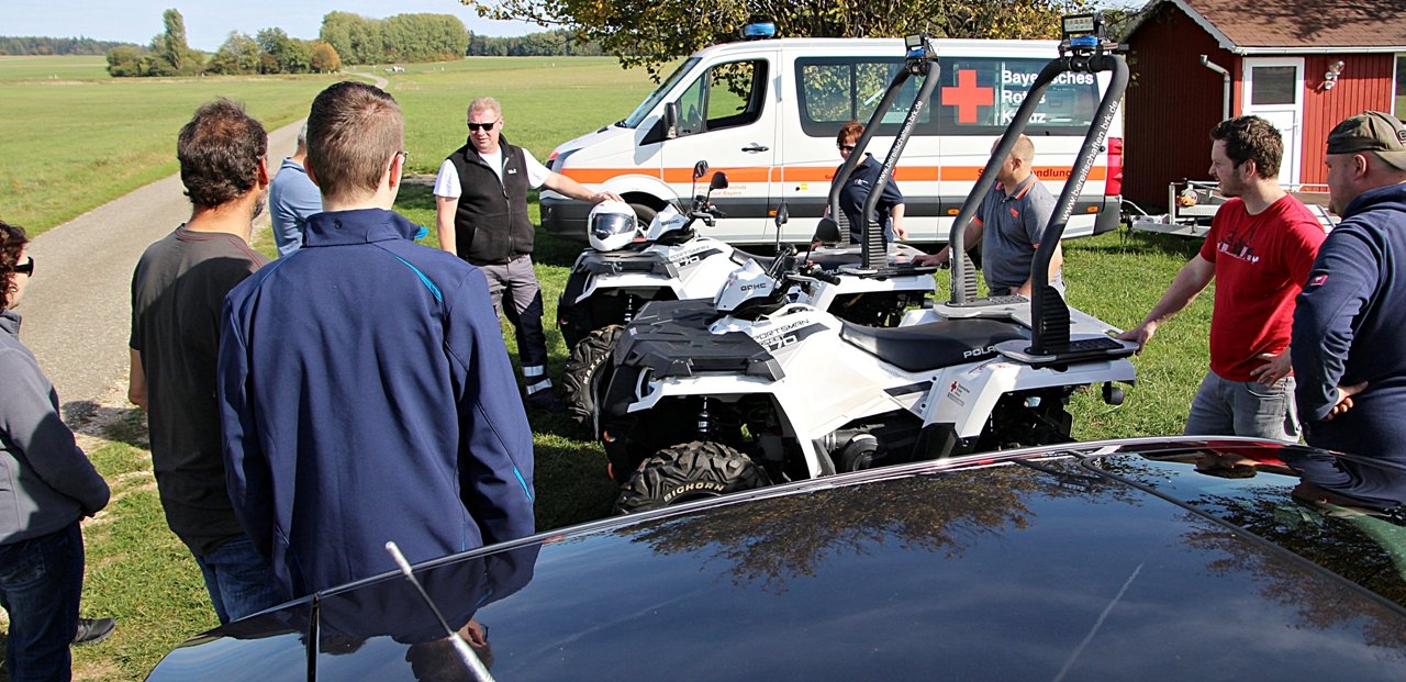 BRK Bereitschaft Kirchenthumbach Thurndorf Eschenbach Quads im Einsatz Bezirk Niederbayern Oberpfalz 5