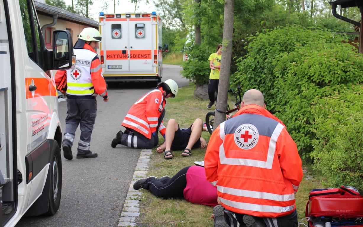 BRK EInsatz Übung Großeinsatz 2