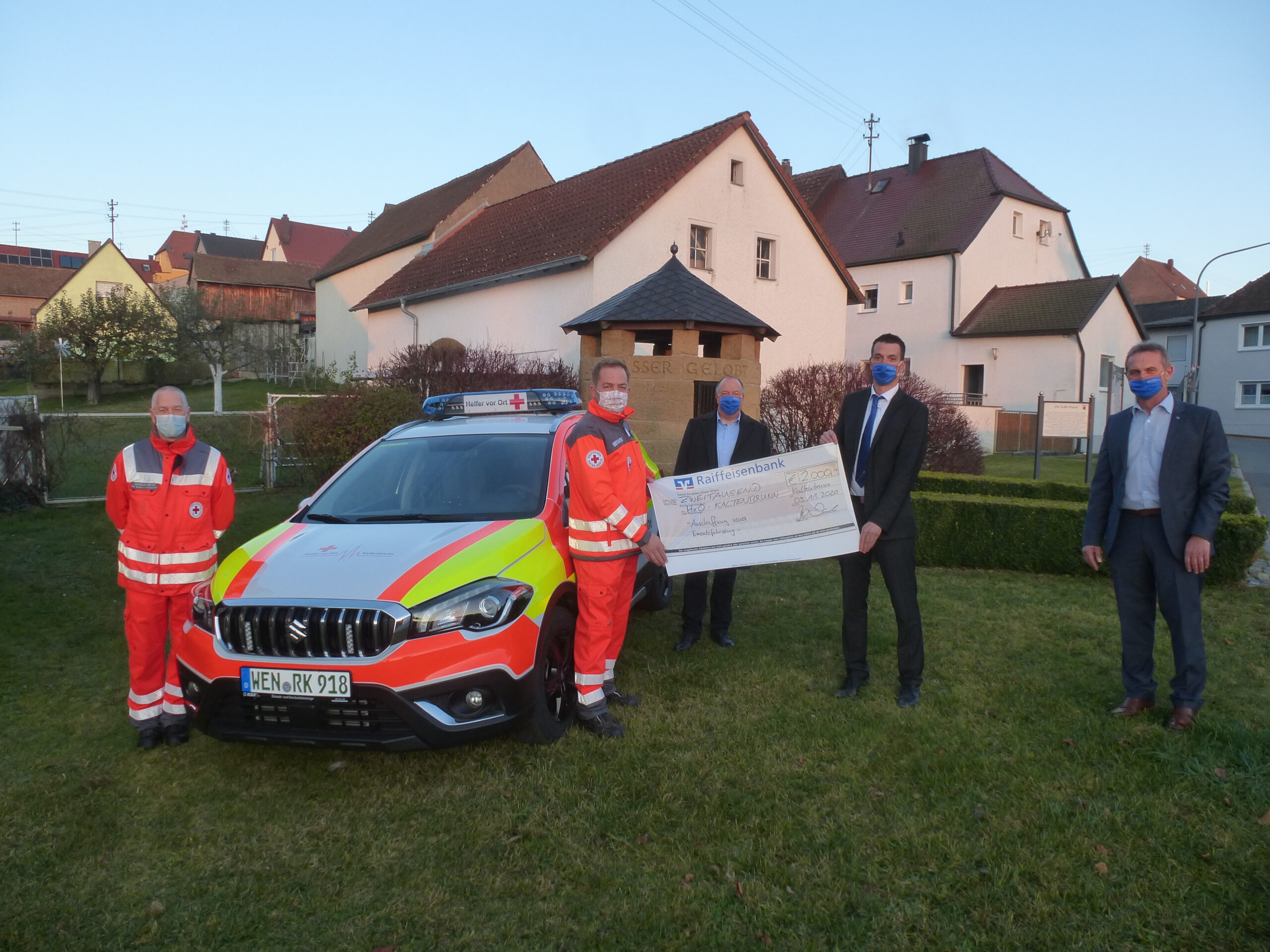 HvO Kaltenbrunn Spende Raiffeisenbank