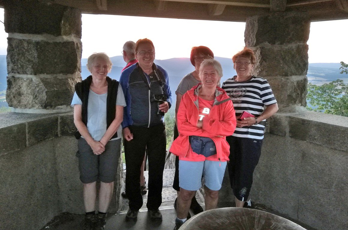 Fantastischer Ausblick nach Kösseine-Nachtlauf