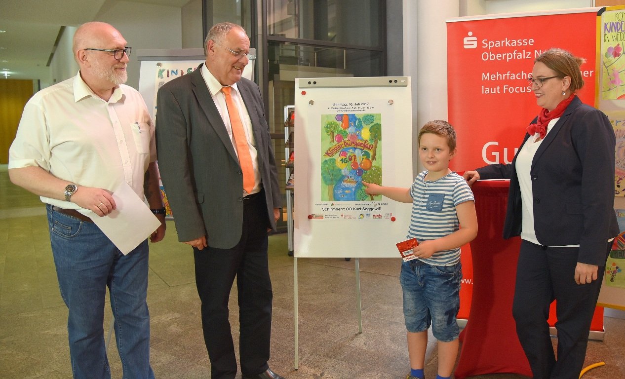 Malwettbewerb Gewinner Kinderbürgerfest Weiden 2017