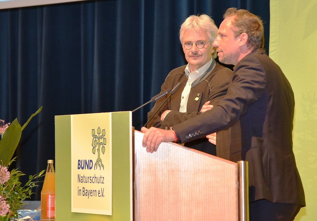 Bayerns Umweltminister Thorsten Glauber beim BUND Naturschutz