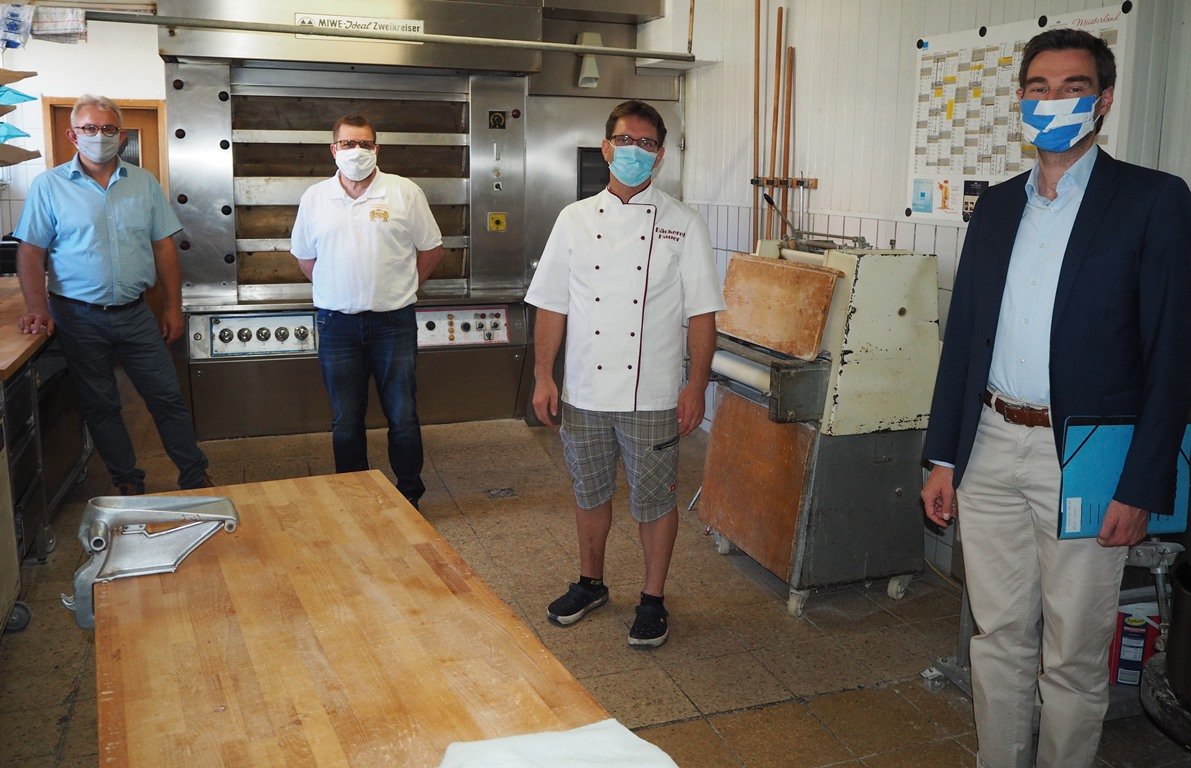 Hilfe für Handwerksbetriebe: Bäckerei sagt Danke