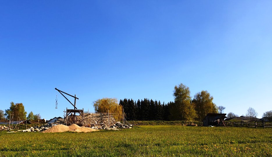 Bärnau Geschichtspark Baustelle