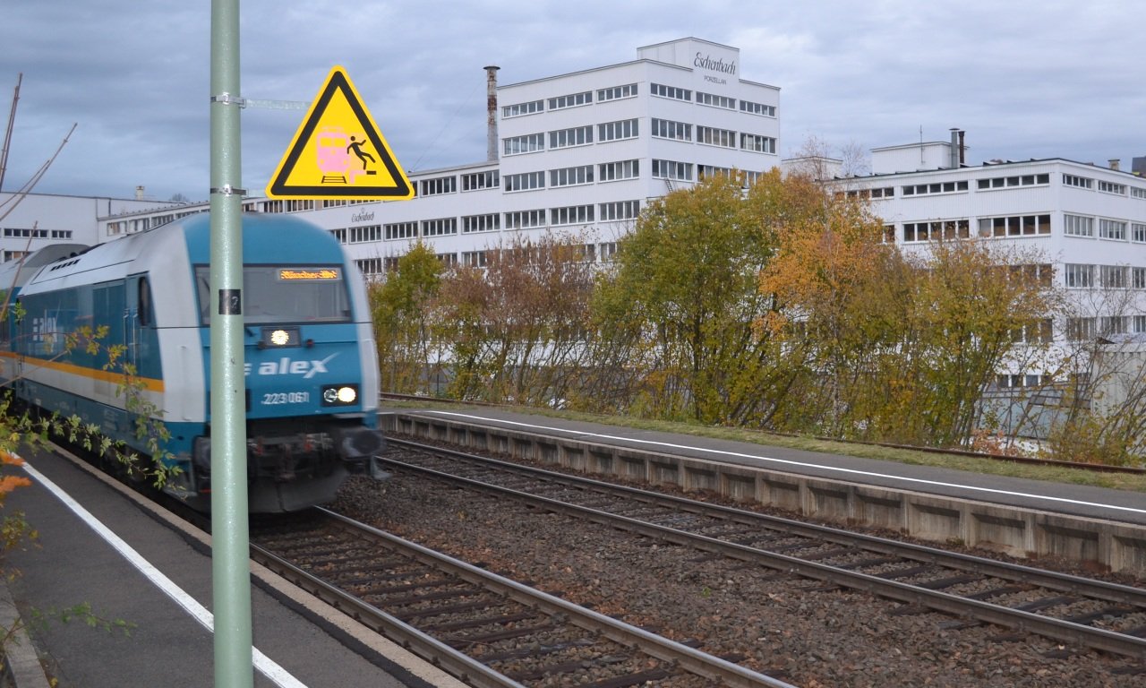 Bahnhof Windischeschenbach Zug  Bahn Verkehr