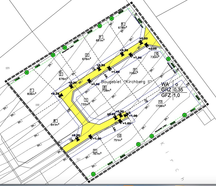 Wer bekommt den Baugrund?