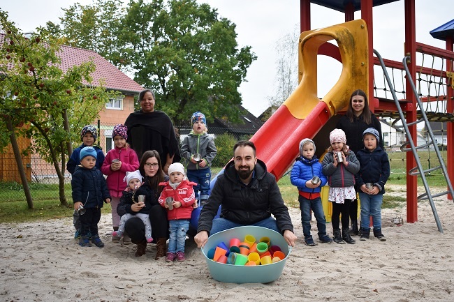 Nachhaltige Spende für Kindergartenkinder