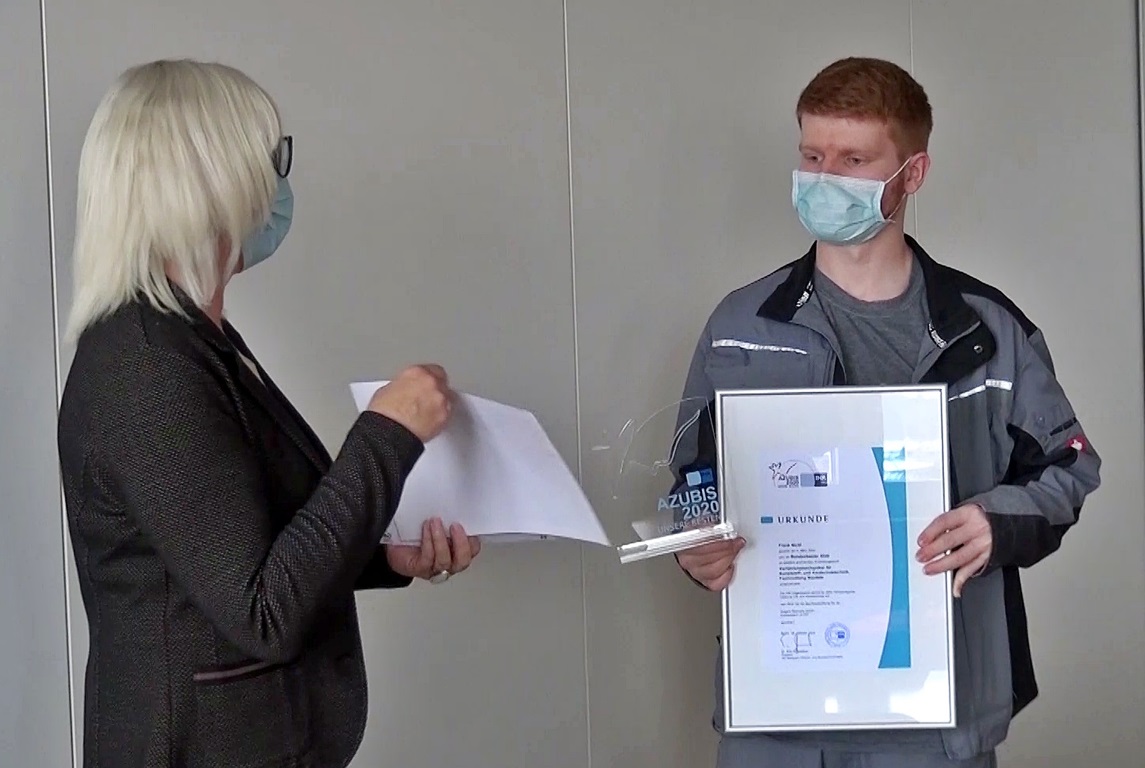 Bester Azubi Frank Nickl Rogers Germany in Eschenbach5