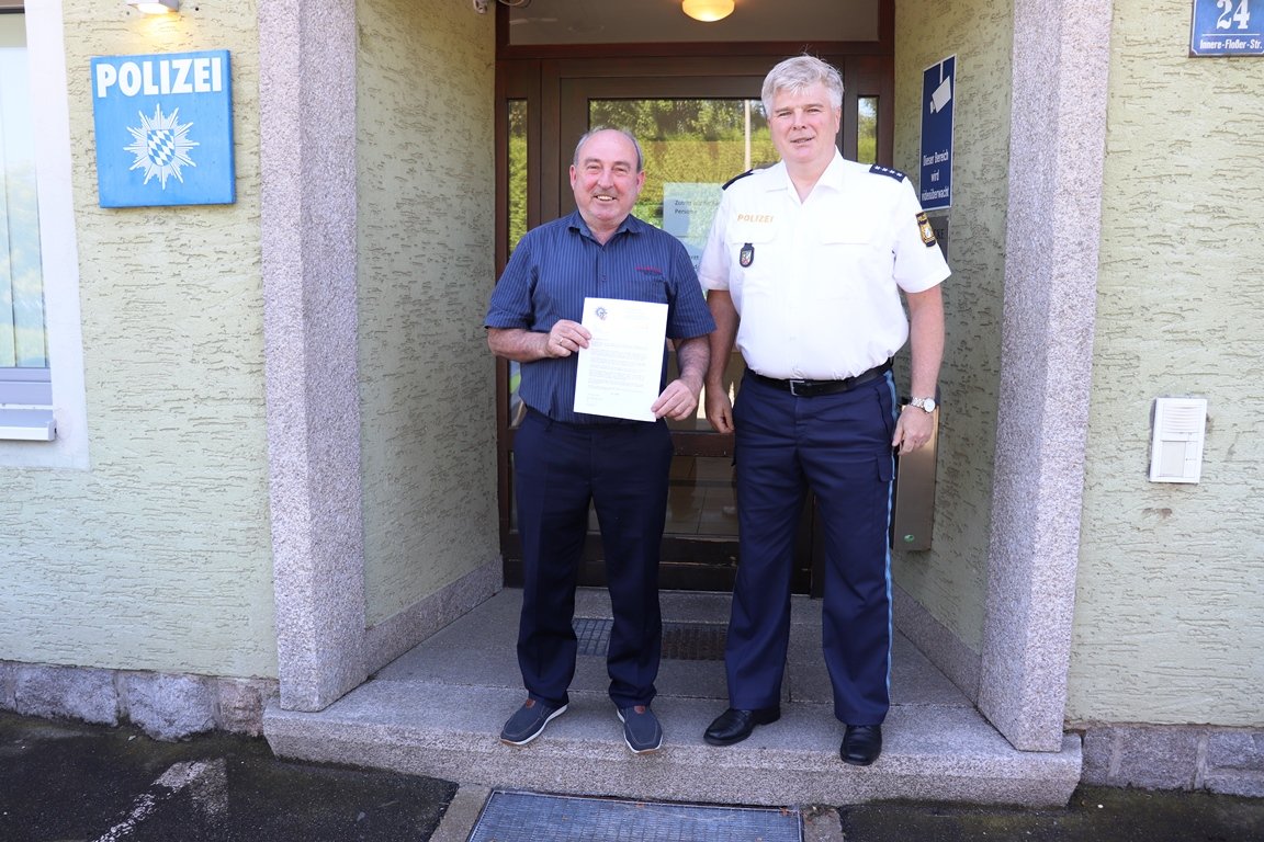 Zeuge enttarnt Diebe: Polizei sagt Danke