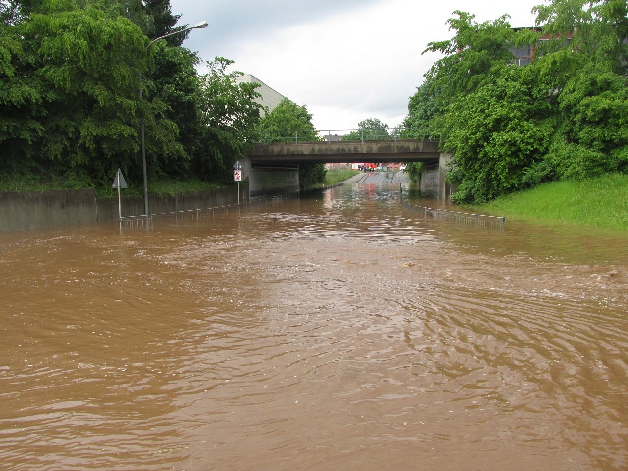 Überschwemmung Weiden Juni 2016