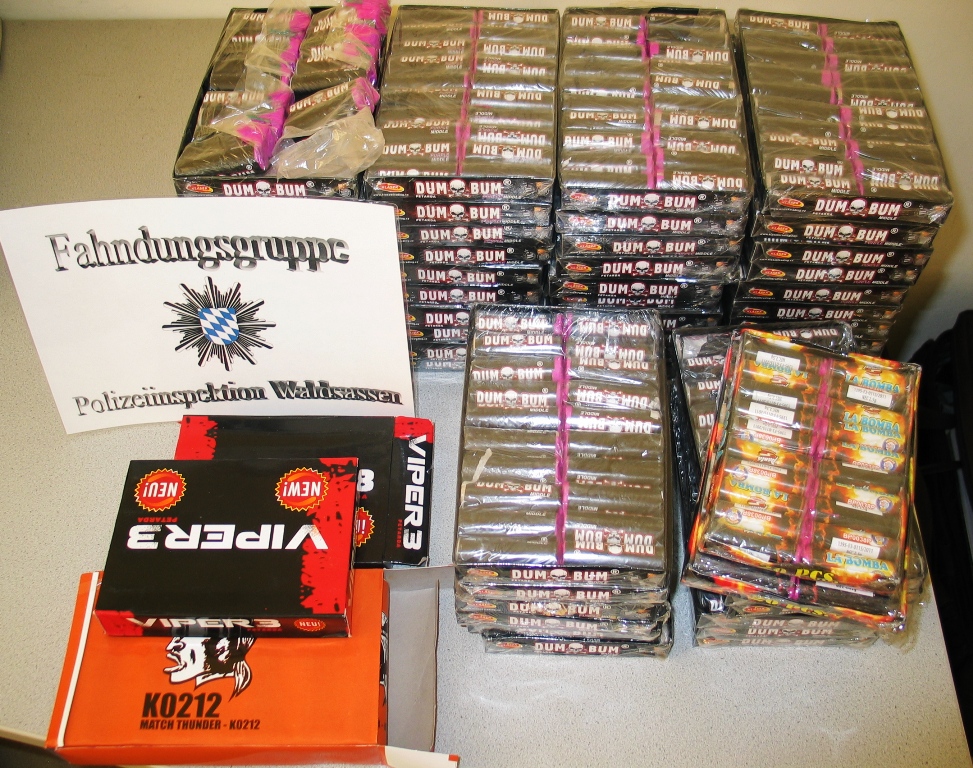 Silvesterböller Polizei Waldsassen