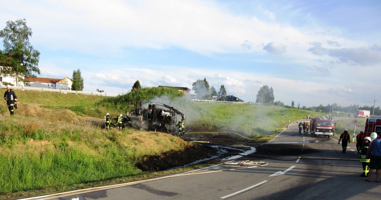 Brand Feldhächsler Traktor Tännesberg