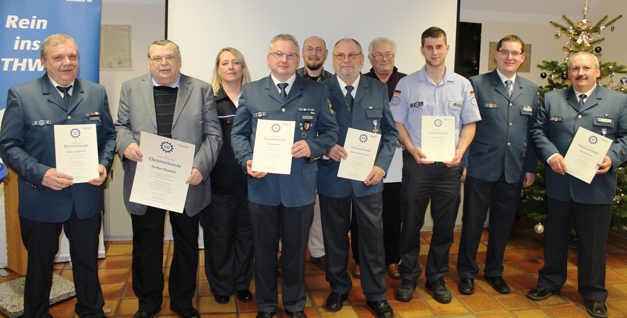 2.500 Stunden im Einsatz - THW Weiden zieht Jahresbilanz