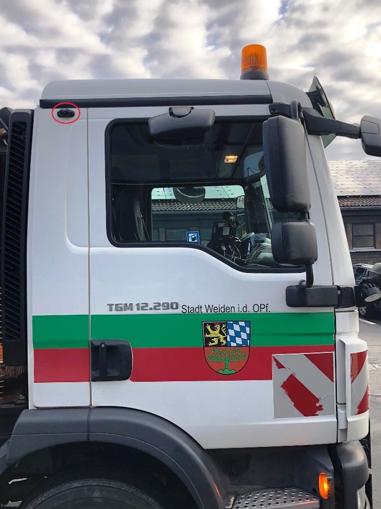 Abbiegeassistenzsysteme Stadt Weiden Bauhof