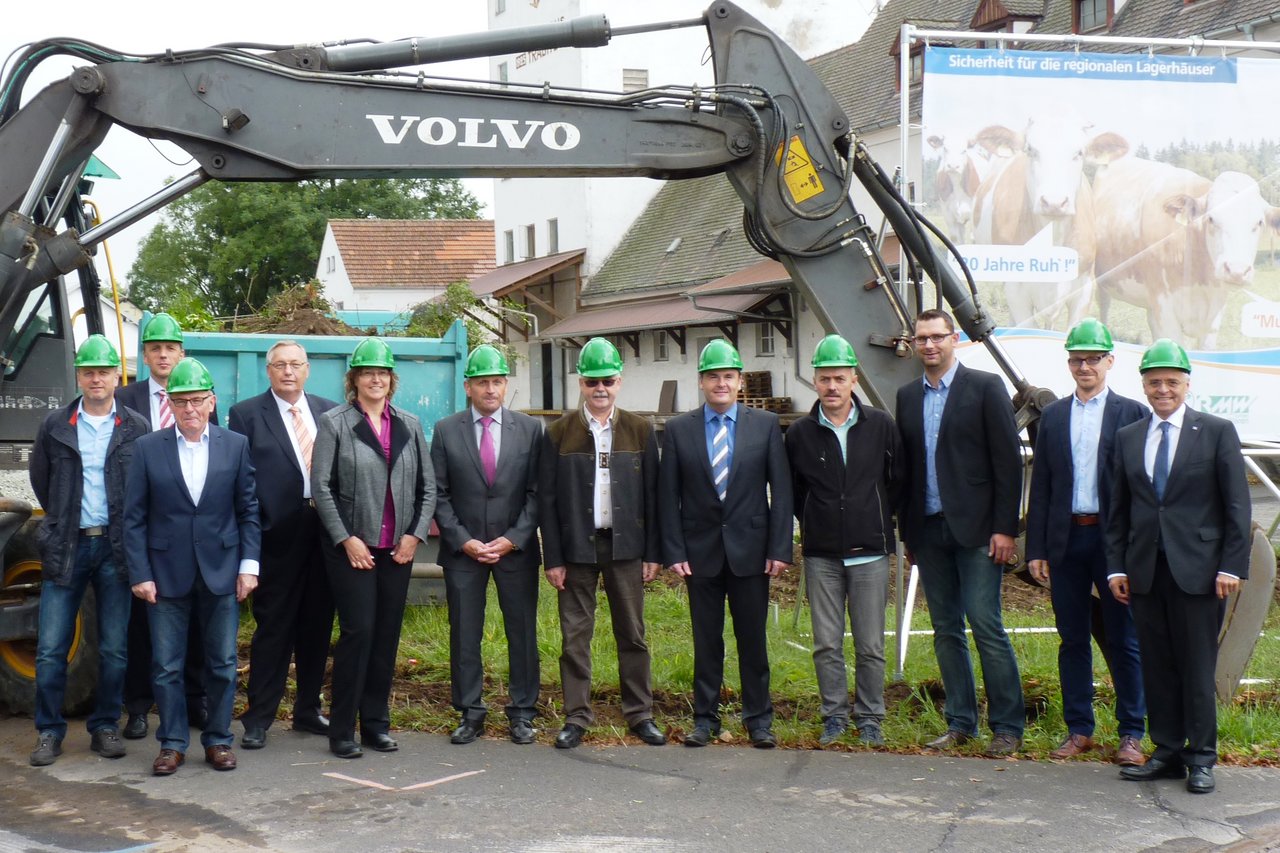 Spatenstich Lagerhaus Trabitz