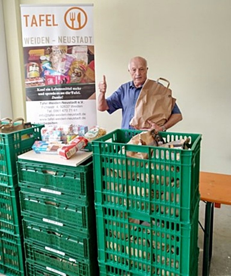 Großartige Idee füllt die leeren Regale der Tafel Weiden-Neustadt