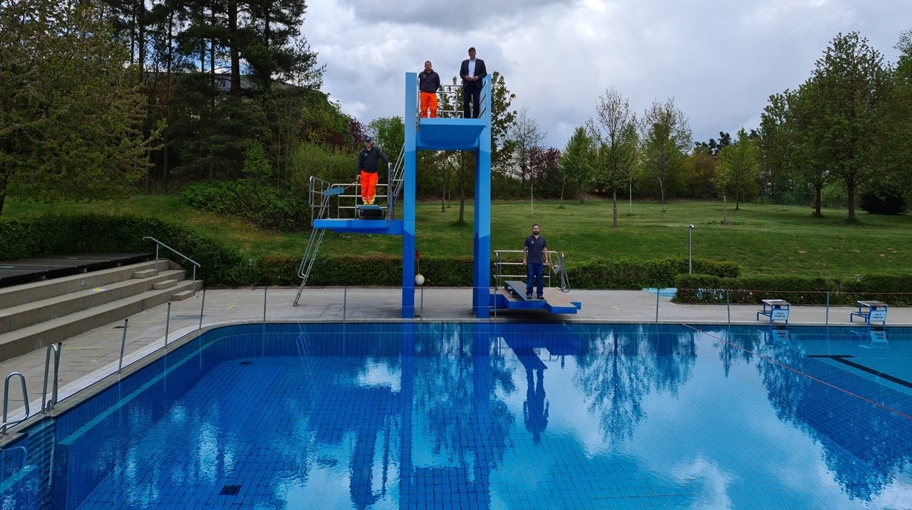 Versprechen gehalten: Waldbad Grafenwöhr öffnet pünktlich