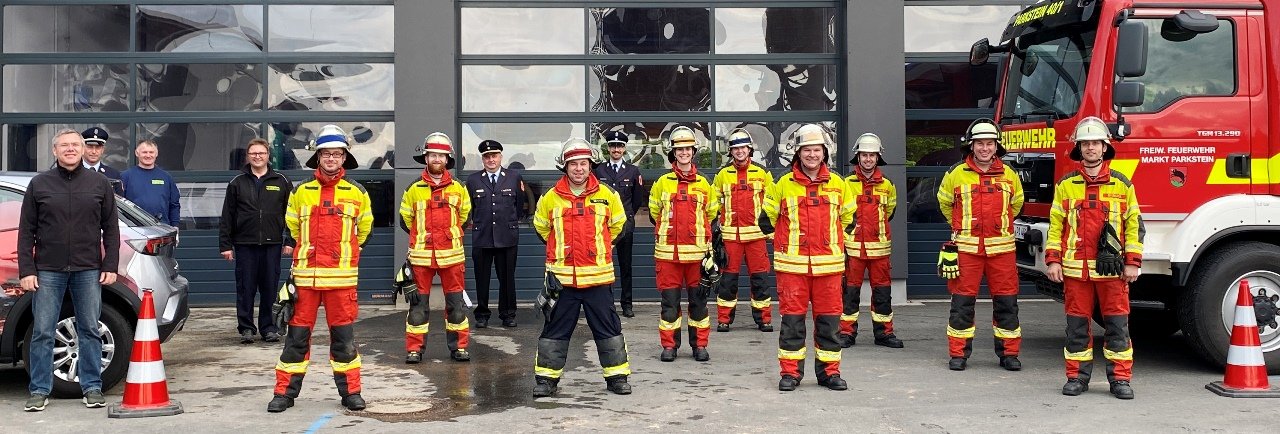 Endlich dürfen die Parksteiner Kameraden ran!